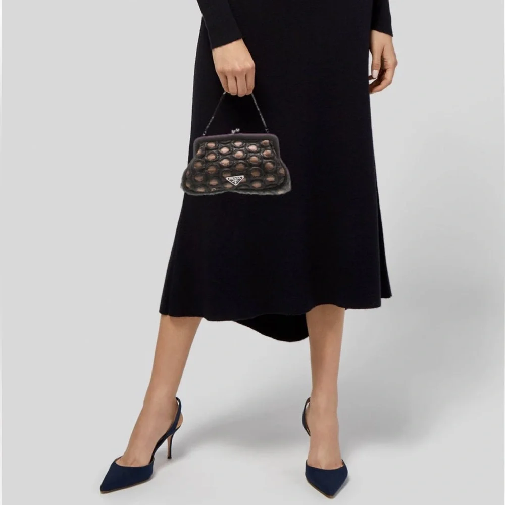 Prada Jacquard Evening Bag Vintage - Picture 2 of 6